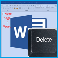 How to Delete page in word