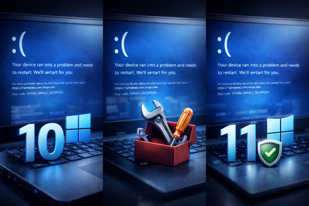 Fix Windows10 /11 BSOD - OS Stuck