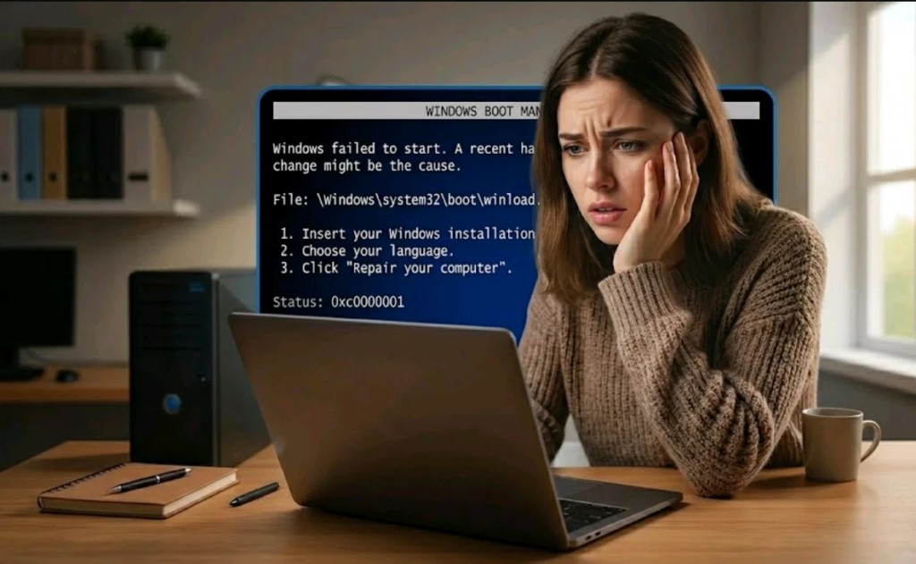 Computer Turns On But Won't Boot into Windows